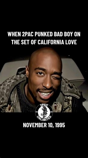 When 2Pac punked Bad Boy on the set of California Love 😂 #2pac #tupac #rap #shorts #fyp