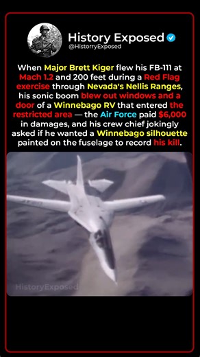 How a Fighter Jet’s Sonic Boom Took Out a Winnebago RV 🪖😂