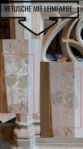 RETUSCHE MIT LEIMFARBE #beforeandafter #satisfying