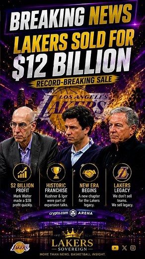 BREAKING: Lakers SOLD for $12 BILLION?! 🚨 A New Era Begins