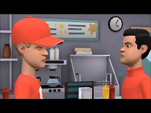 Billy Spunkygal misbehaves at Burger King and Gets grounded by Robin and Ladonna (dreaming video)