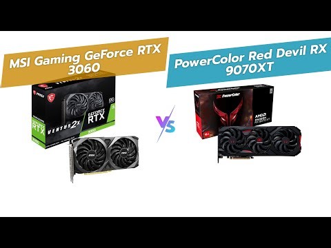 MSI RTX 3060 12GB vs PowerColor RX 9070 XT 16GB: GPU Showdown for Gamers 🚀🕹️