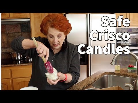 Making Safe Crisco Candles