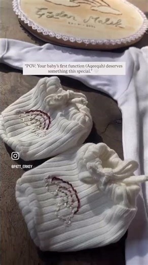 Personilsed outfit combo for your babies first function 🤍✨ #embroidery #embroiderylover