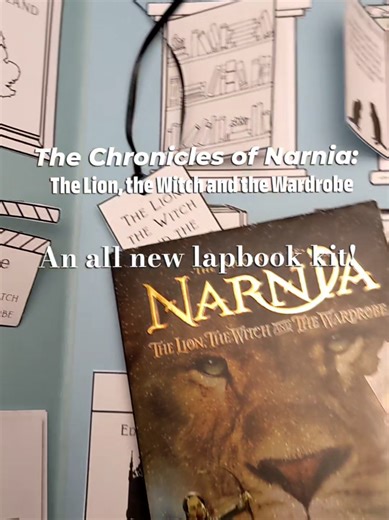 It's here! One of my absolute favorite lapbook kits I've created! A lapbook for the novel The Lion, the Witch and the Wardrobe! For those of you doing a Narnia book study or for the kiddos who just love this series of books by C.S. Lewis this lapbook kit is for you! So many unique elements that will make the story come alive. Hours of fun and creativity! If you are interested in learning more about this lapbook, how to make a lapbook, and the benefits of lapbooking with kiddos of all ages, visit