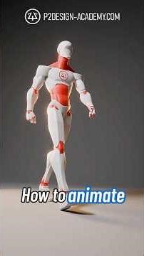 Walk Cycle in Blender #shorts