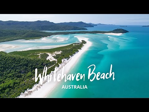 WHITEHAVEN BEACH - Australia Drone 4K UHD 🏝☀️