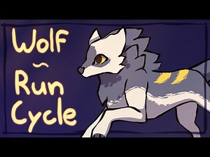 Wolf Animated Run Cycle
