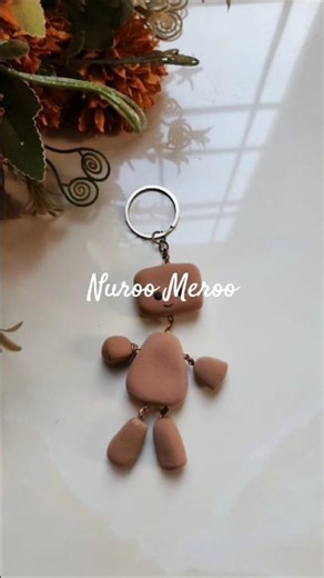 DIY Doll Keychain | Clay Art | Nuroo Meroo