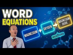 How to write word equations. It's EASIER than you think!
