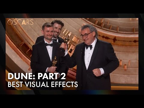 'Dune: Part Two' Wins Best Visual Effects | 97th Oscars Speech (2025)