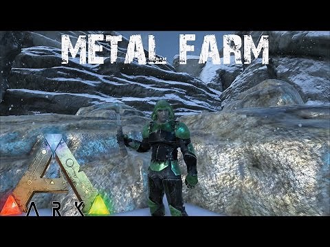 ARK Survival Evolved - Ultimate Metal Farming Base
