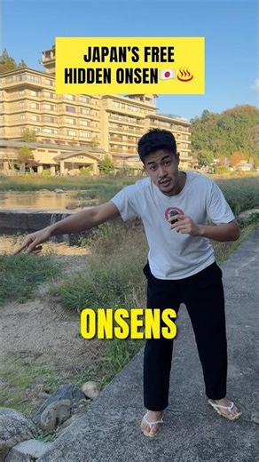 Japan's free hidden onsen♨️ #japantravel #japantrip #tourguideinjapan
