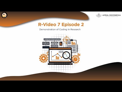 R-Video 7 Episode 2: Demonstration of Coding in Research