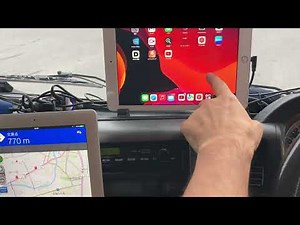 長距離ドライバー／大きい画面でナビを使いたくてiPadを買いました。
