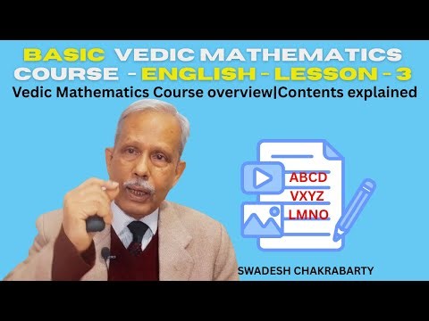 Vedic Maths course overview | Contents Explained - Lesson 3 - Basic Course