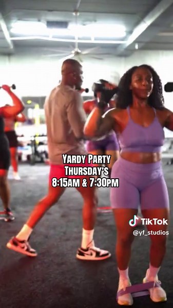 Have you made it to the party yet ?! You’ll leave dripping in sweat FIRST TIME FREE! Come turn up with me 💃🏾 $16.00 for regular fee. Monthly $160.00 unlimited This is your sign to come work the bawdy & move yuh waistline! Yardy party is a fitness class for everyone ! Whether you prefer to run or you prefer rum🤣 we create an environment to get the work done ! Guaranteed a great lift plus an fun aerobic/Dance style HIIT #gym #gymtok #sunrise #jamaicantiktok🇯🇲viral #trendin