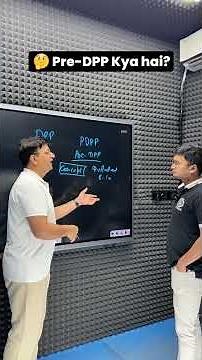 🤔 Pre-DPP Kya hai?? #jee #iit