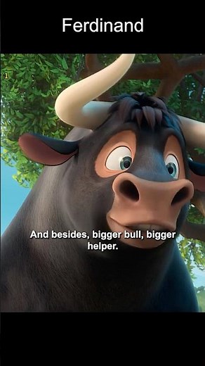 Ferdinand (2017) | "I'm not a little calf anymore" Scene 🐂