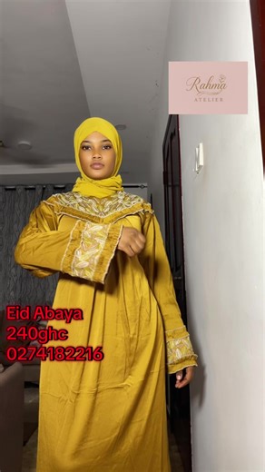 Eid abaya on a budget. Slay without breaking the bank .delivery nationwide #fyppppppppppppppppppppppp #viraltiktok #tamaletiktokersofficial #accraghana🇬🇭 #eidabaya