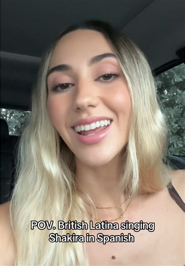 British Latina Singing Shakira's Iconic Hits
