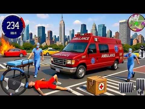 Code Red! USA Ambulance Rescue Simulator 🚑 Fast Emergency Response