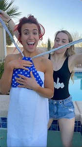126K views · 23 reactions | Bikini hack blew my mind I forgot my bikini top to the hot tub, and Allie had the perfect hack for me. She turned my bottoms into a hot top! | The Jenn Show | Facebook