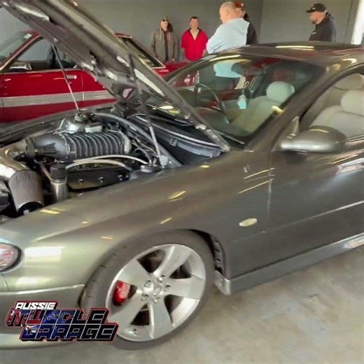 Serious Harrop supercharged CV8R Monaro at Roll racing Melbourne
