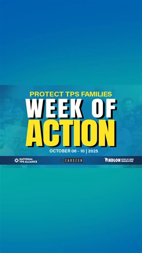 National TPS Alliance | From October 6 to 10, join the TPS Week of Action. Together we demand dignity and stability #TPSActionWeek #StandWithTPS | Instagram
