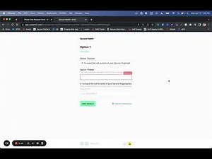 Phone tree request form: Forward the call outside of your Spruce organization