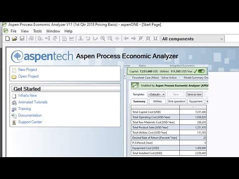 Economic Analysis in Aspen HYSYS