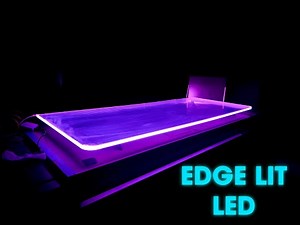 Premium LED Edge-Lit Shelves: Custom Displays for Bars, Collectors, and Gamers | Clearview Plastics