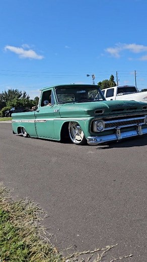 1.1K views · 18 reactions | Hot  Slammed Classic Chevy Truck at Slamfest Car & Truck Show | The Customized Ride | Facebook