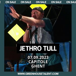 In September 2023 Jethro Tull, one of the most eccentric progressive rock bands of all time, are returning to Belgium! Ian Anderson and his bandmates will perform at Capitole Gent on September 7th! Get your tickets now! | Greenhouse Talent