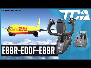 PMDG 777-F for MSFS2024 | Thrustmaster Boeing Yoke | Real World AeroLogic OPS | Brussels - Frankfurt