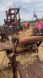 1930’s Horwood Bagshaw baler humming like a kitten | Croppa Creek Classic-A Walk back in Time