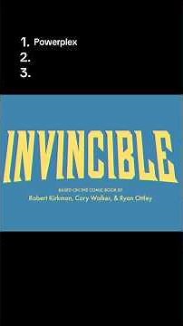 BEST INVINCIBLE TITLE CARD DROPS (season 3)‼️❄️