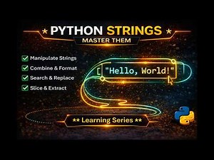 Python Strings Tutorial | Learn Python Basics for Beginners