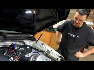 Supercharged 1uz Hilux gets swapped to T88 Turbo. First Start with Turbo boost.