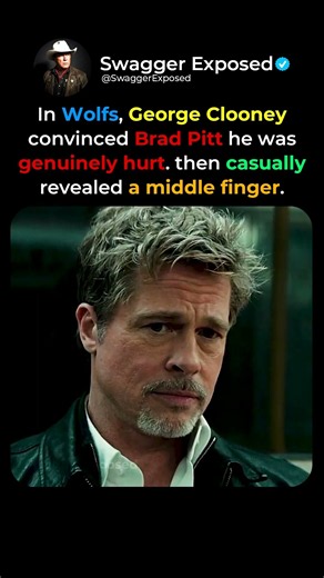 How George Clooney Got Brad Pitt on Set 😂🖕