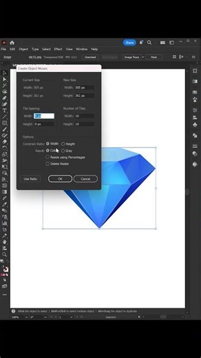 How To Create Pixel Effect in Illustrator!
