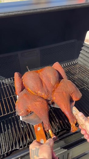 Spatchcocked Smoked Turkey Recipe | Holiday Pellet Grill Recipes