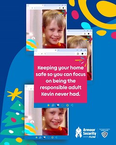 23K views · 239 reactions | Armour Security: keeping your home protected so you don’t have to pull a Kevin McCallister. Sign up for our Protector or Commander package and get FREE installation + a FREE camera. Protect the Christmas spirit this year with Flow  #Flow #FlowChristmas | Flow | Facebook