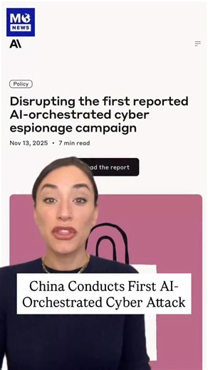 Chinese state-sponsored hackers used Anthropic’s AI to target roughly 30 technology companies, financial institutions, and government agencies — successfully breaching at least four of them. This is the first documented case of a foreign government using AI to fully automate a cyber attack, effectively sidestepping safety guardrails, so Claude, not a human, carried out the attack. Anthropic said Thursday that AI handled 80–90% of the mid-September attack with minimal human direction, @ltagltaglt