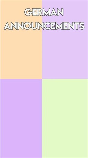 German Train Announcements You MUST Know!