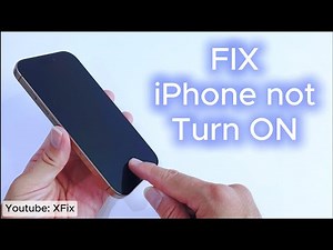 Fix iPhone black screen - iPhone not turn on