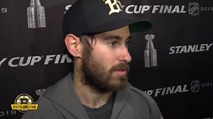 37K views · 838 reactions |  John Moore on potentially stepping into the lineup for Game 3: "This is why you train, why you prepare, why you take care of yourself. When you're called upon, it's time to do your job." | Boston Bruins | Facebook