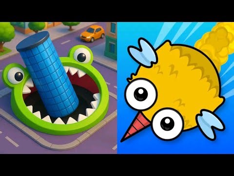 Hole.io VS Mosquito.io MAX LEVELS UNLOCKED SPEEDRUN Gameplay