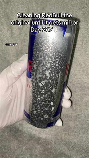 Cleaning Red Bull to a Mirror Finish