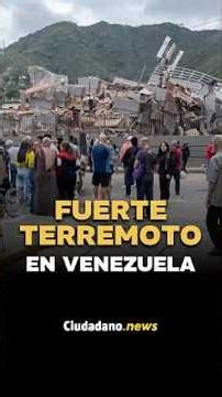 EARTHQUAKE in VENEZUELA: Panic, destruction, and TSUNAMI alert (Magnitude 7.1)